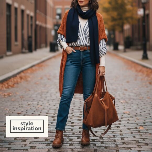 WEST KEI Faux Wrap Blouse M Blue Stripe 3/4 Slv - Picture 8 of 8